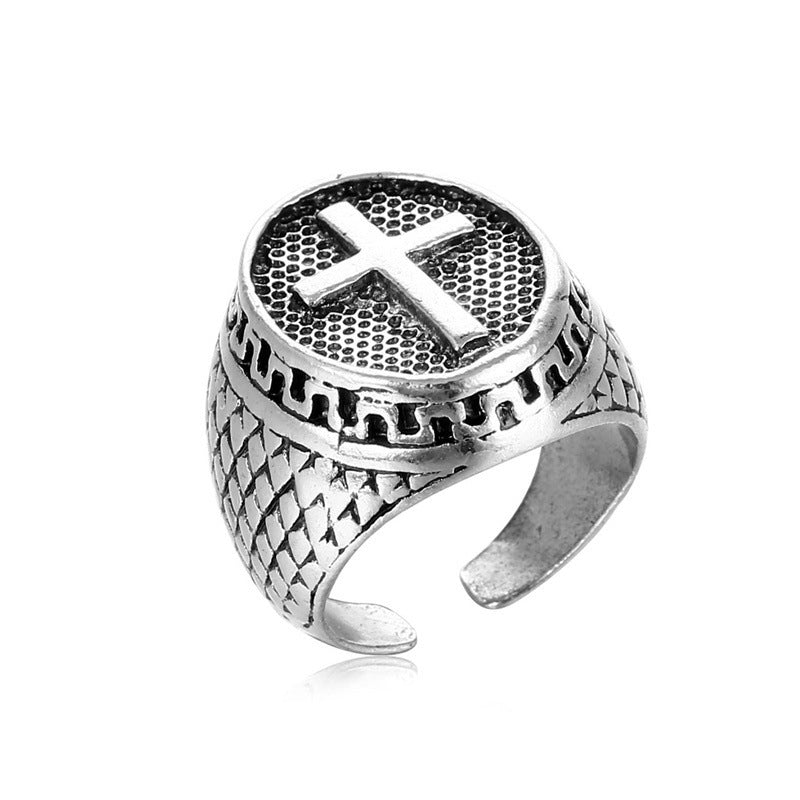 Wholesale Gothic Punk Exaggeration Alloy Adjustable Rings